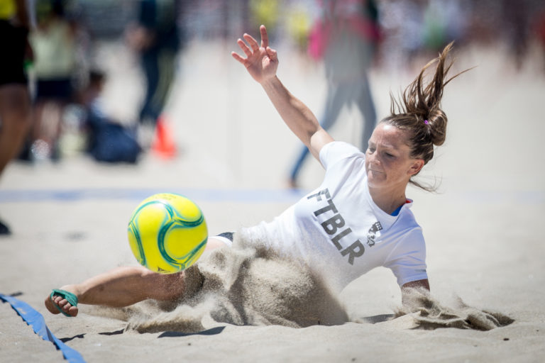 How Beach Soccer Made Me Fitter than Bodybuilding, Q & A with Jeane Sunseri-Warp of NorCal BSC